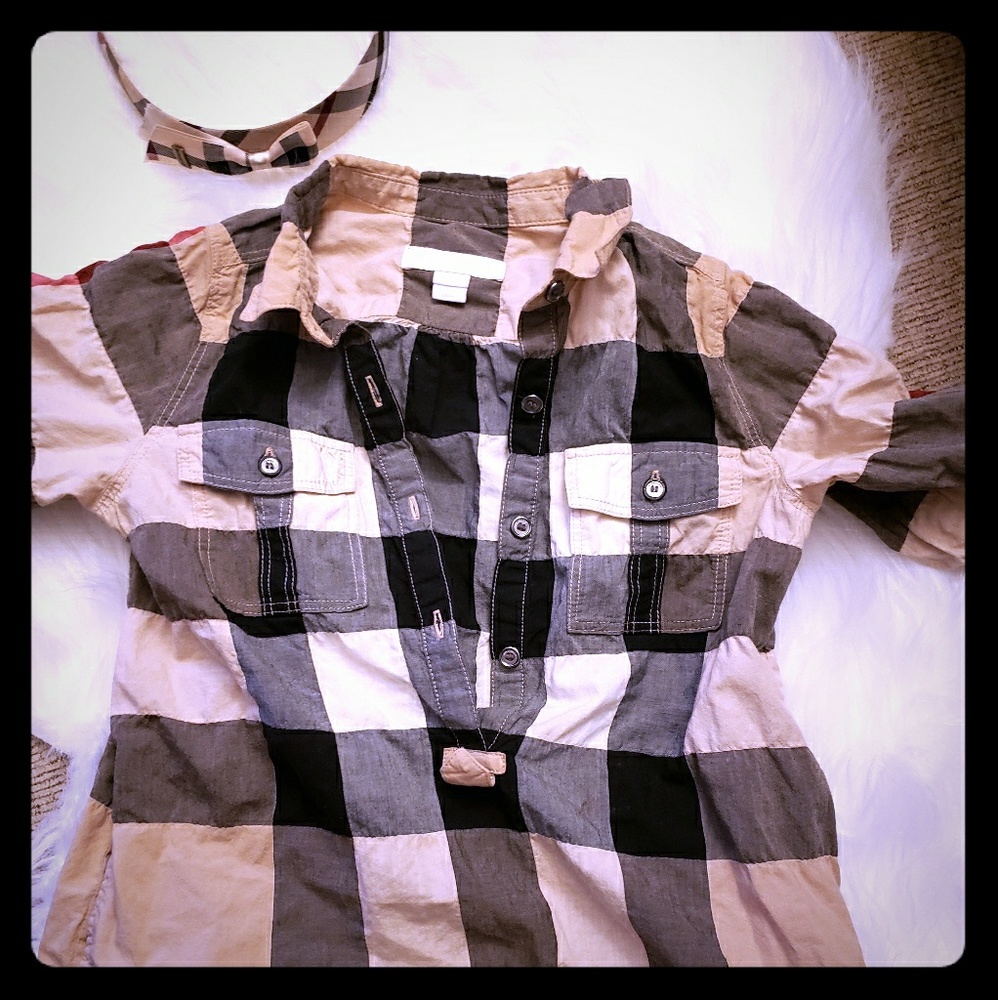 Burberry dress and headband